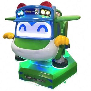 Máquina recreativa eléctrica giratoria comercial más popular, operada con monedas, para entretenimiento infantil, de plástico, con movimiento de balanceo, en inglés. - Product Image 4
