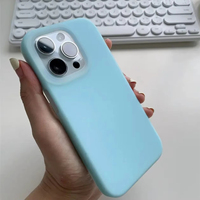 Coque de Téléphone en Silicone Liquide Couleurs Bonbon Anti-Choc et Douce au Toucher pour iPhone 16 15 14 13 12 11