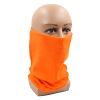 Venta al por mayor sólido tubo en blanco sin costuras Bandana poliéster microfibra deporte cara cubierta cuello polaina para protección solar al aire libre refrigeración