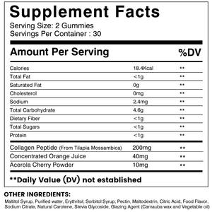 Collagene Peptide caramelle gommose per adulti pectina collagene Gummies salute integratore - Product Image 2