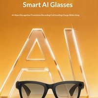 Lunettes Intelligentes Transfrontalières E09 avec Caméra 800W, Vidéo Anti-tremblement pour Appels, Traduction IA, Reconnaissance et Enregistrement de Réunions