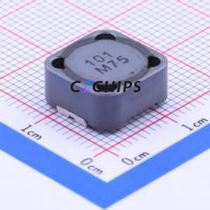 ตัวเหนี่ยวนำไฟฟ้า CDRH125/LDNP-101MC แบบ SMD-4P, ขนาด 12x12 มม. ( ค่าความเหนี่ยวนำ: 100uH ) ( ความแม่นยำ: 20% กระแสไฟฟ้าที่กำหนด: 1.6A ) - Product Image 1