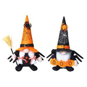 Gnomo Araña de Peluche para Halloween JQ |   Lindo Duende sin Rostro con Diseño de Rudolf |   Muñeca Nórdica de Terror para Decoración Navideña al por Mayor - Product Image 5