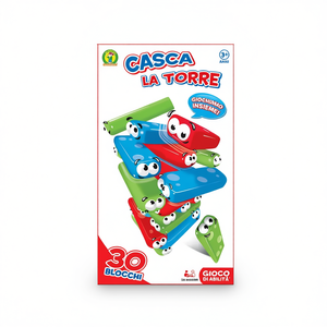 Casca La Torre 30 Blocchi Jeu pour enfants de 3 ans et plus Jouet d'empilage pour développer les compétences - Product Image 2