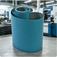 Plaque de protection TEBAK en PTFE anti-friction 1,5/2,0 mm bleu-vert pour guides linéaires, réparation de tours et outils de machine
