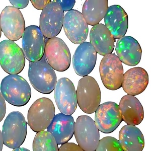 Gioielli commercio all'ingrosso Della Cina migliore qualità Ovale Cabochon Posteriore Piana <span class=keywords><strong>Opale</strong></span> naturale Della Pietra Preziosa per monili che fanno - Product Image 4