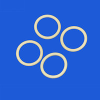 Hochwertige weiße Farbe Kunststoff Nylon Gummi O-Ringe PTFE Gummi dichtung ringe in China