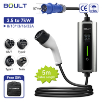 Nouvelle station de recharge rapide portable 7 kW 32 A de type 2 pour véhicules électriques BYD