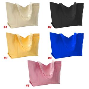 Promotional <b>Canvas</b> Tote <b>Bags</b> Reusable Custom Shopping Silk Screen Printing <b>Large</b> Capacity Shoulder <b>Bag</b> for Women - Product Image 2