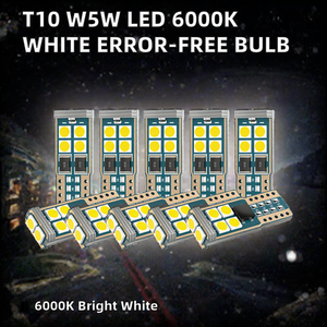 Bombilla LED T10 W5W 10SMD 3030 Canbus 6000K 12V, Luz Interior sin Errores para Mapa, Techo y Luces de Posición - Product Image 2