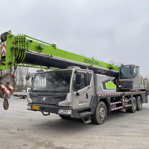 Grue mobile certifiée 25 tonnes ZTC250T5 d'occasion Zoomlion, grue sur camion, hauteur de levage, moteur pour la construction - Product Image 1