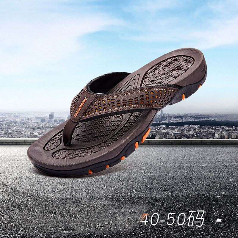 Men's Flip-flops Slippers Summer Sandals Large Size Casual Shoes Outdoor Beach Filp Flops