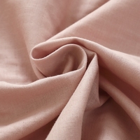 Parure de lit 4 pièces 100 % coton, couleur unie, 200 fils, toutes saisons, écologique, avec draps, taies d'oreiller et housse de couette pour la maison