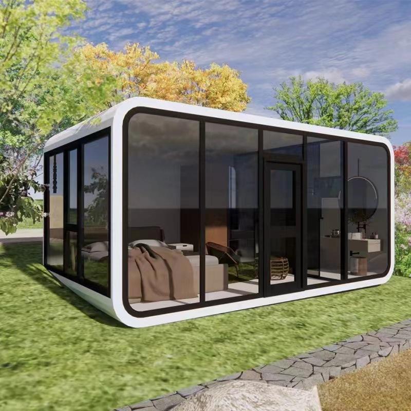 Prefab 40ft Luxury Capsule House 3 Bedroom Tiny apple Capsule House Home Solar Space Capsule - Image 3