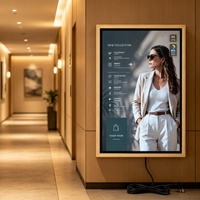 Affichage numérique LCD, écran LCD mural de 32, 43, 55 pouces, moniteur LED pour hôtel, centre d'art