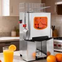 Presse-agrumes automatique pour oranges et citrons, usage commercial, 20 oranges/minute, 120W, compatible citron vert