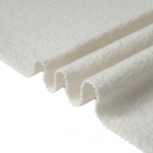 Nouvel arrivage : Tissu tricoté 100 % <span class=keywords><strong>laine</strong></span> pure, blanc cassé, de haute qualité et à prix abordable, idéal pour les sweats à capuche, manteaux et costumes. - Product Image 1