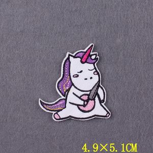 Patchs brodés Cool Cat à thermocoller pour vêtements, vente en gros, patchs personnalisés de haute qualité - Product Image 4