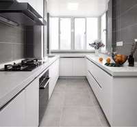 Poignées de meubles en alliage d'aluminium pour armoires et tiroirs de cuisine modernes, forme barre, dissimulées