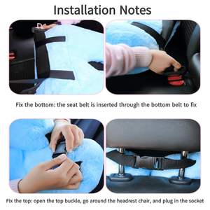 Almohada de Viaje U para Niños, Soporte para la Cabeza, Cojín Corporal para Dormir, Almohadas para Asiento de Coche para Niños - Product Image 5