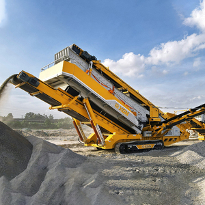 Planta de Triagem Móvel de Grande Capacidade de Processamento, Triagem Móvel Pesada sobre Esteiras para Mineração de Rocha - Product Image 4