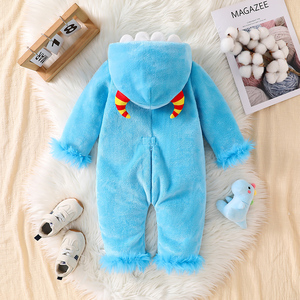 TONWHAR Tutina per Neonati con Cerniera a Due Vie, Costume da Bambino con Motivo a Pois - Product Image 2