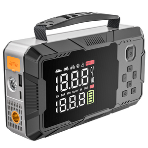 Démarreur de voiture 4 en 1 avec pompe à air, batterie portable 16000 mAh et gonflage rapide des pneus avec cylindre de 22 mm - Product Image 6