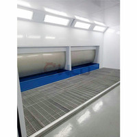 Petite cabine de peinture industrielle à rideau d'eau, fabriquée en Chine