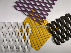 Maille métallique en acier inoxydable expansé à tissage uni, avec services de découpe et de pliage - Product Image 3