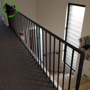 Clearview Furnishing Outdoor Modern Design Black Perforated Metal Stair <strong>Railing</strong> for House - Product Image 2