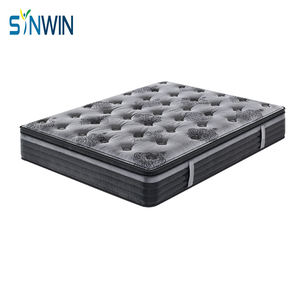 Matelas orthopédique <span class=keywords><strong>de</strong></span> luxe 32 cm Euro Top <span class=keywords><strong>Technologie</strong></span> <span class=keywords><strong>de</strong></span> ressorts ensachés Mousse à haute densité et résilience Tissu en coton tricoté durable - Product Image 3