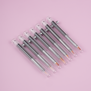 Yihuale Manicure Brush Tool Phototherapy Carving Painted Gel Pen Transparent <strong>Acrylic</strong> Liner Brush Retractable <strong>Nail</strong> Art Brush - Product Image 5