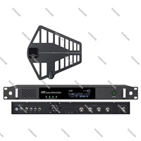 Amplificateur d'antenne de surveillance sans fil R-41 pour émetteurs de moniteurs intra-auriculaires IEM, signal puissant, longue distance de fonctionnement