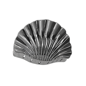 Fermaglio per capelli con clip a forma di artiglio elettroplaccato monocromatico da 9 cm per donna - Product Image 1