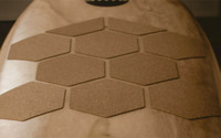 Tapis de traction avant HexaTraction sans cire de haute qualité pour planches de surf et de paddle, en mousse EVA légère, avec options personnalisables