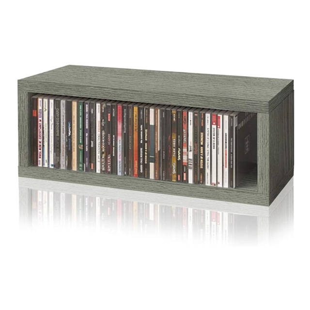 Wooden Media Storage CD Rack Stack Organizer Shelf for Movie Cases DVDs Display Stand Disc Holder Book Rack