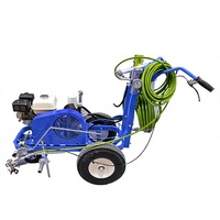 Machine de marquage de parkings et de routes de précision, pulvérisateur de peinture pour voitures, 4.3HP, poussée manuelle, haute efficacité