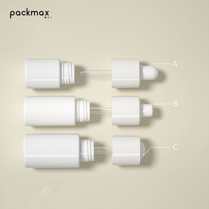 In Stock White PETG Thick Wall Dropper <b>Bottle</b> for Serum - Medical Aesthetic Small Cosmetic Refillable Container - Product Image 5