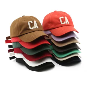 Stile Vintage retrò stile personalizzato 6 pannelli di cotone regolabile Snapback papà cappello bianco tinta unita cappellini sportivi berretto da Baseball