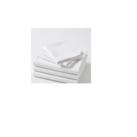 Linge de table tissé blanc de qualité supérieure, confectionné en tissu 100 % coton pur, toucher doux, haute durabilité, entretien facile