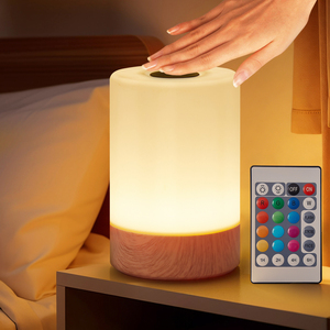 Tulip Shape Crystal LED Night <b>Light</b> <b>USB</b> <b>Rechargeable</b> Manual Button Warm White 3 Modes Minimalist Design Home Bedroom Lamp - Product Image 4