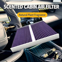 Filtre d'habitacle avec parfum aromatique pour BYD Atto 3 / Yuan Plus EV, filtre à charbon actif violet pour climatisation