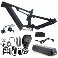 Rangka Sepeda Listrik Gunung (EMTB) Ringan Dengfu E22 Karbon dengan Motor Bafang M630 1000W dan Paket Baterai 48V 52V