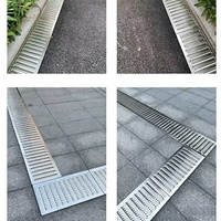 Grilles de drainage de douche industrielles extérieures sur mesure en acier inoxydable 304 316 robustes pour allées et caniveaux