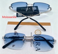 Nouvelle Arrivée - Lunettes de Soleil Hip Hop Personnalisées en Argent 925 avec Diamants Moissanite Testés au Détecteur de Diamants pour Hommes et Femmes