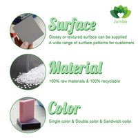 Plaque en polyéthylène HDPE de 15 mm, incassable, en plastique recyclé, bicolore, pour découpe sur mesure, directement de l'usine