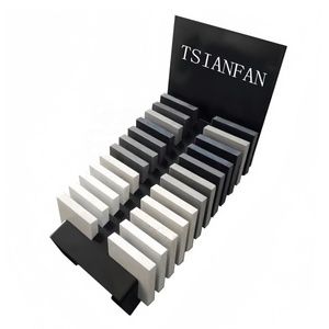 QuartzEdgeMaster Comptoir en pierre blanche pure personnalisé Pavé Bureau Rack <span class=keywords><strong>Portable</strong></span> Vendeur <span class=keywords><strong>Table</strong></span> - Product Image 1