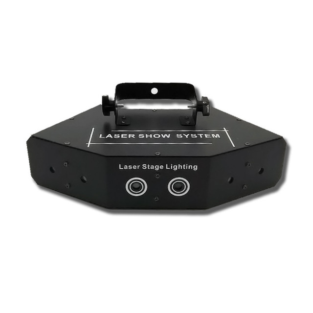Top Quality Sector-shaped Six-eye Laser Light Pattern Scanning Full Color Laser Light Beam Light