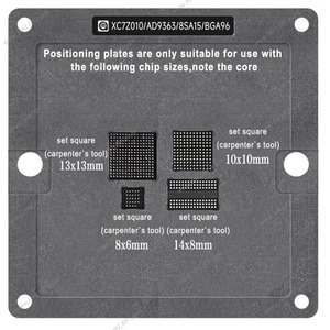 स्टॉक 4in1 xc7z010 ad9363 8s15 baga 225 bga96 bag24 स्टेंसिल किट सार्वभौमिक डिवाइस प्रोग्रामर के लिए - Product Image 4