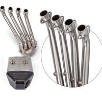 Système d'échappement complet de course modifié de qualité européenne pour moto V8, compatible JOG V8, DIO, BWS, ZX, DIO90, RR, DIO 26AA, ZX 26AA